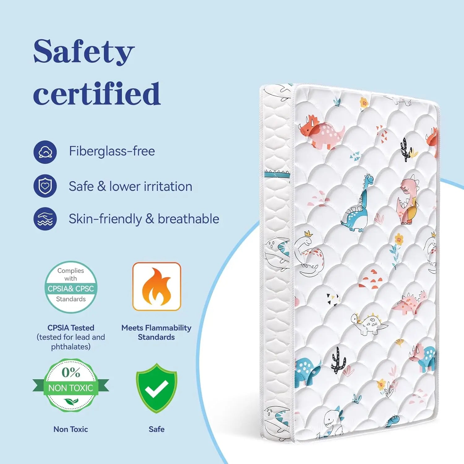 Dual-Sided Crib Mattress Comfort