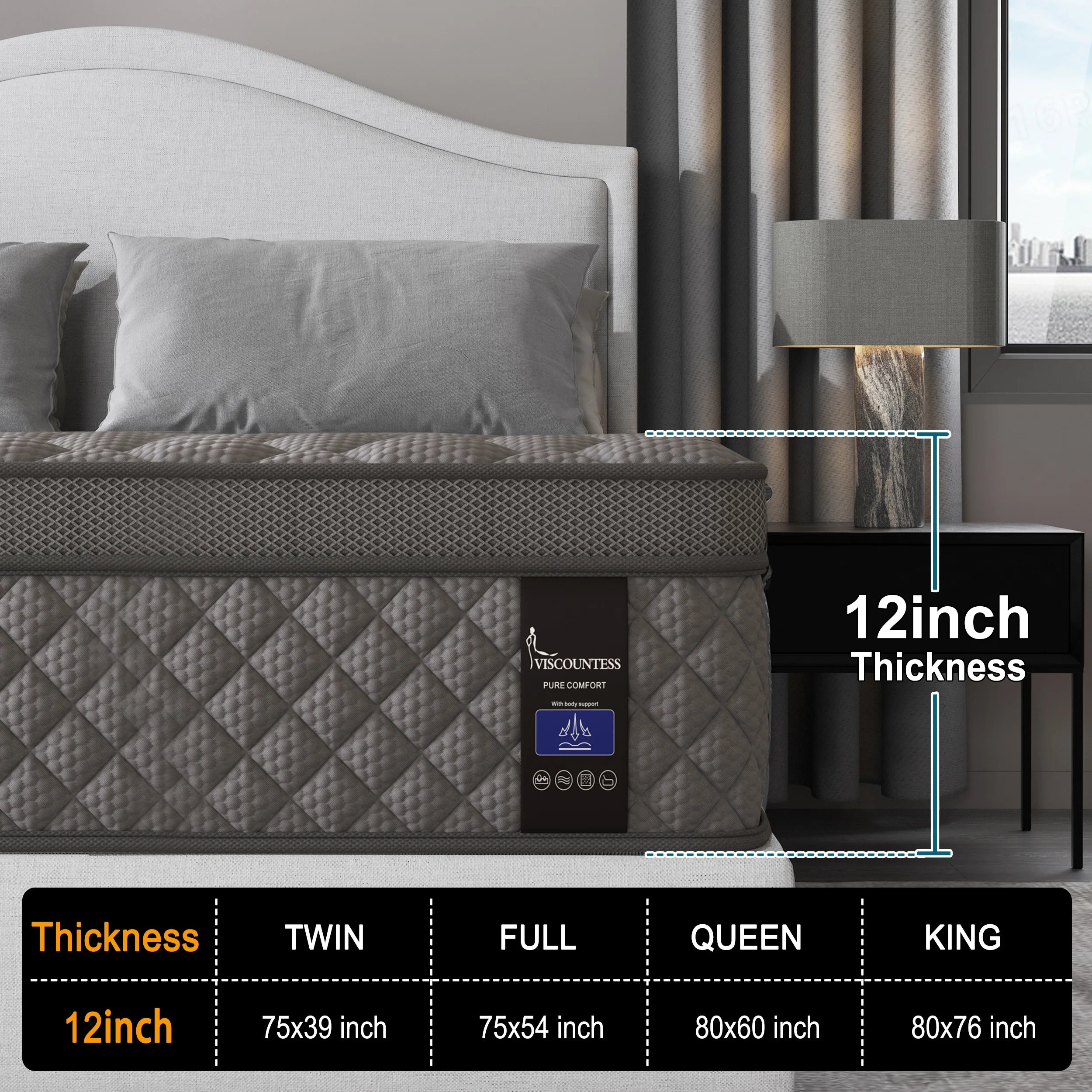 Hybrid Memory Foam Mattress